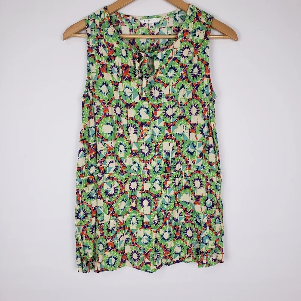Cabi Kaleidoscope Starburst Tank Top #316